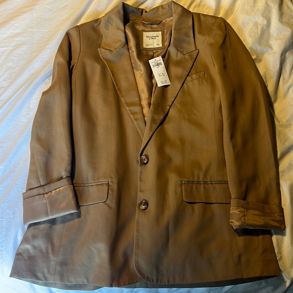 Tan/brown Abercrombie blazer
